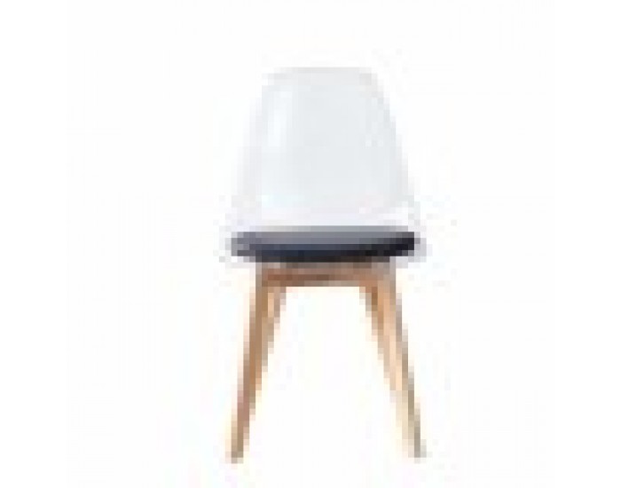 Трапезен стол DKD Home Decor Черен Многоцветен Естествен 30 x 40 cm 54 x 47 x 81 cm