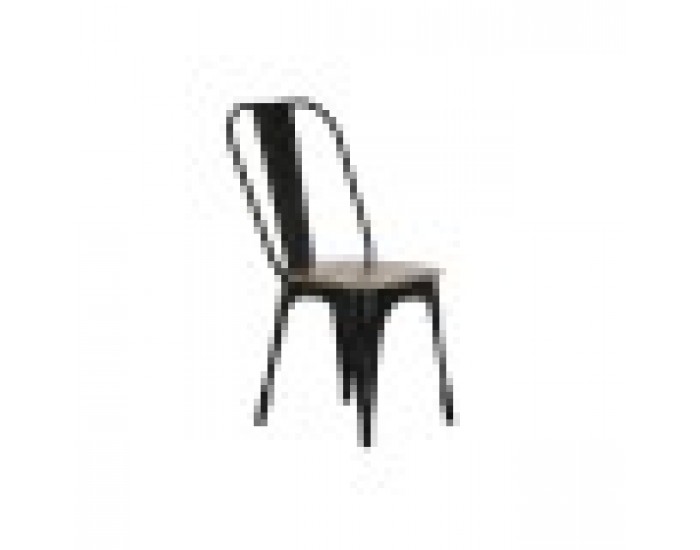Трапезен стол Home ESPRIT Черен Тъмно сив Дървен Метал 48 x 55 x 92 cm Трапезен стол Home ESPRIT Черен Тъмно сив Дървен Метал 48 x 55 x 92 cm
