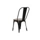 Трапезен стол Home ESPRIT Черен Тъмно сив Дървен Метал 48 x 55 x 92 cm Трапезен стол Home ESPRIT Черен Тъмно сив Дървен Метал 48 x 55 x 92 cm
