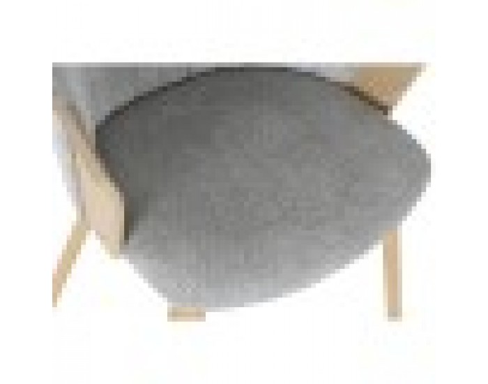 Трапезен стол Home ESPRIT Сив полиестер Дървен 60 x 57,5 x 79 cm Трапезен стол Home ESPRIT Сив полиестер Дървен 60 x 57,5 x 79 cm