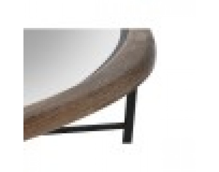 Маса за кафе Home ESPRIT Кафяв Черен Естествен Кристал Cмърч 76 x 81 x 38 cm