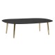 Маса за кафе DKD Home Decor 122 x 60 x 30 cm Алуминий Желязо