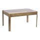Маса за кафе DKD Home Decor 102 x 62 x 53 cm Кристал Метал Алуминий