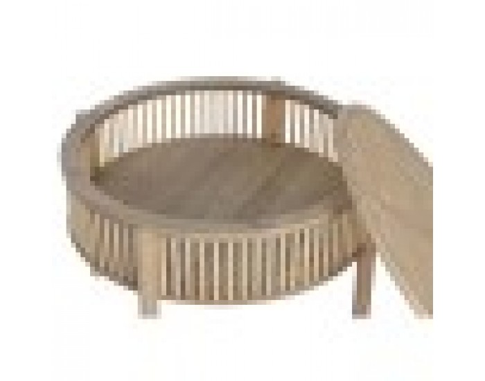Маса за кафе Home ESPRIT Естествен Cмърч 75 x 75 x 49 cm Маса за кафе Home ESPRIT Естествен Cмърч 75 x 75 x 49 cm