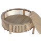 Маса за кафе Home ESPRIT Естествен Cмърч 75 x 75 x 49 cm Маса за кафе Home ESPRIT Естествен Cмърч 75 x 75 x 49 cm