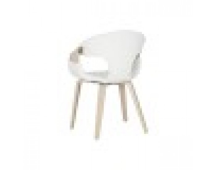 Трапезен стол Home ESPRIT Бял полиестер Дървен 55,5 x 67,5 x 80,5 cm Трапезен стол Home ESPRIT Бял полиестер Дървен 55,5 x 67,5 x 80,5 cm