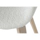 Трапезен стол Home ESPRIT Бял полиестер Дървен 55,5 x 67,5 x 80,5 cm Трапезен стол Home ESPRIT Бял полиестер Дървен 55,5 x 67,5 x 80,5 cm