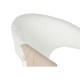 Трапезен стол Home ESPRIT Бял полиестер Дървен 55,5 x 67,5 x 80,5 cm Трапезен стол Home ESPRIT Бял полиестер Дървен 55,5 x 67,5 x 80,5 cm
