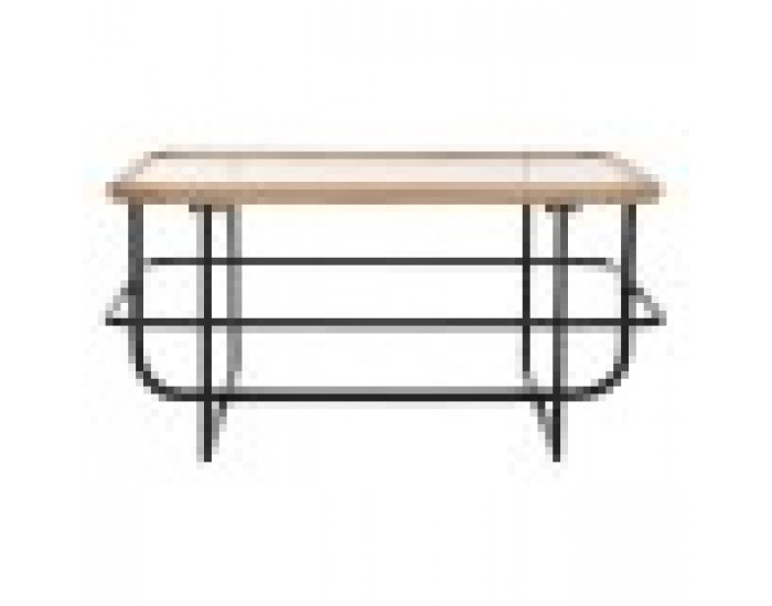 Маса за кафе DKD Home Decor, Кристал, Метал, 90 x 60 x 46 cm