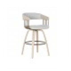 Трапезен стол Home ESPRIT Сив полиестер Дървен 51 x 55 x 91 cm - Маси