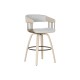 Трапезен стол Home ESPRIT Сив полиестер Дървен 51 x 55 x 91 cm Трапезен стол Home ESPRIT Сив полиестер Дървен 51 x 55 x 91 cm
