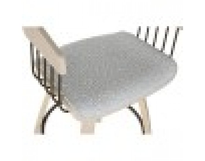 Трапезен стол Home ESPRIT Сив полиестер Дървен 51 x 55 x 91 cm Трапезен стол Home ESPRIT Сив полиестер Дървен 51 x 55 x 91 cm