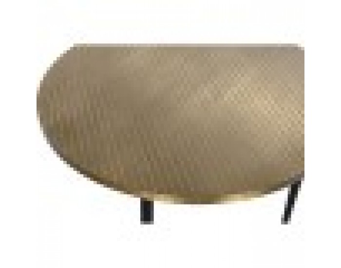 Помощна маса DKD Home Decor, Метал, Дървен Glamour, 85 x 85 x 45 cm