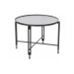 Помощна маса DKD Home Decor Кристал Метал (63 x 63 x 46 cm) - Комплекти маси и столове