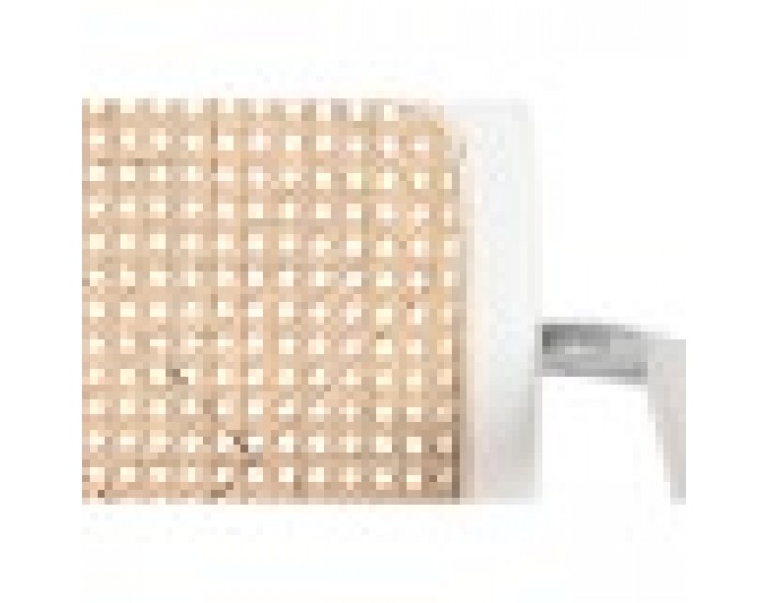 Подов стол DKD Home Decor Бял Сребрист Естествен 65,5 x 62 x 79 cm