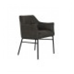 Стол DKD Home Decor Черен Тъмно сив 60 x 60 x 84 cm - Комплекти маси и столове