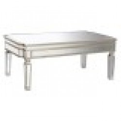 Маса за кафе Home ESPRIT Огледало Дървен MDF 108 x 61 x 44 cm - Комплекти маси и столове