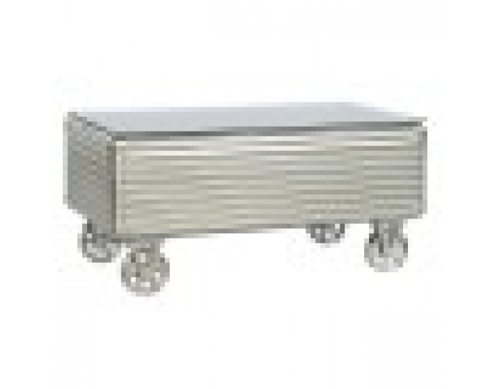 Маса за кафе Home ESPRIT Метал Кристал 100 x 52 x 46 cm Маса за кафе Home ESPRIT Метал Кристал 100 x 52 x 46 cm