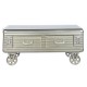 Маса за кафе Home ESPRIT Метал Кристал 100 x 52 x 46 cm Маса за кафе Home ESPRIT Метал Кристал 100 x 52 x 46 cm