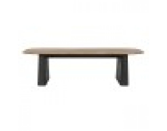 Маса за кафе Home ESPRIT Черен Естествен 120 x 60 x 32 cm