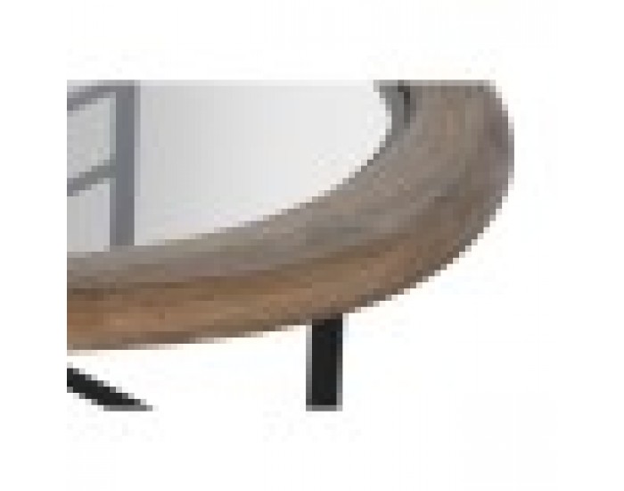 Маса за кафе Home ESPRIT Кафяв Черен Кристал Cмърч 120 x 69 x 33 cm