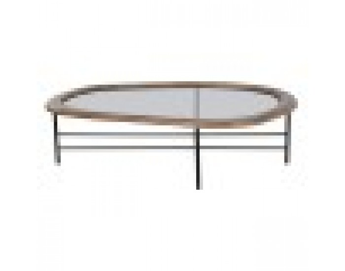 Маса за кафе Home ESPRIT Кафяв Черен Кристал Cмърч 120 x 69 x 33 cm