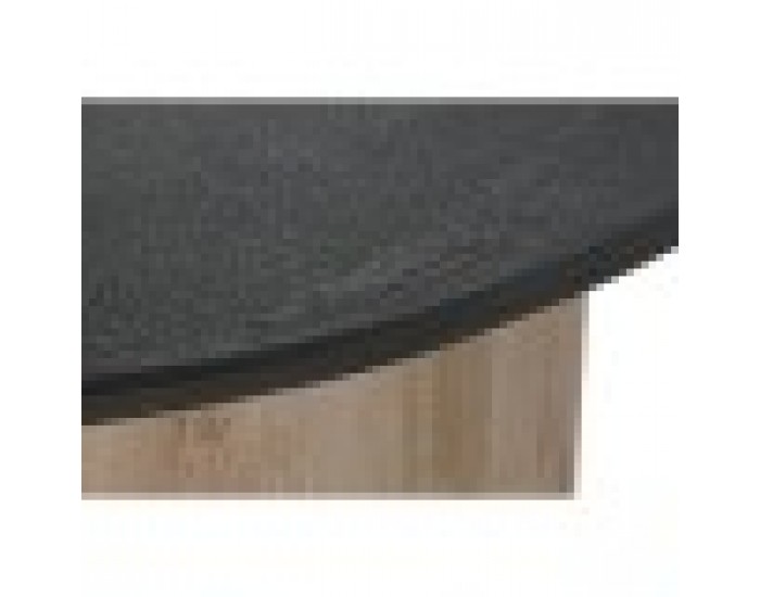 Маса за кафе Home ESPRIT Естествен Тъмно сив Ела 90 x 90 x 40 cm