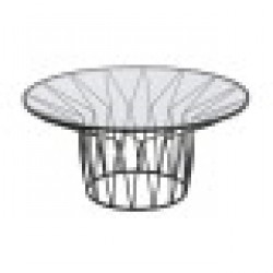 Маса за кафе Home ESPRIT Метал Кристал 85 x 85 x 39 cm - Комплекти маси и столове