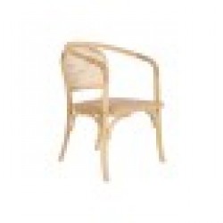 Трапезен стол DKD Home Decor Естествен Pатан (53 x 54 x 80 cm) - Комплекти маси и столове