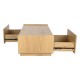 Маса за кафе Home ESPRIT tammepuit Дървен MDF 120 x 60 x 35 cm Маса за кафе Home ESPRIT tammepuit Дървен MDF 120 x 60 x 35 cm