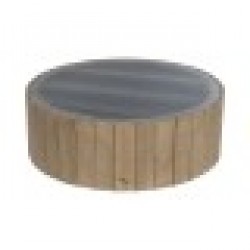 Маса за кафе Home ESPRIT Ела Дървен MDF 90 x 90 x 30 cm - Комплекти маси и столове