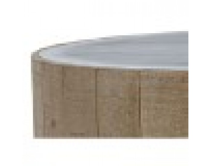 Маса за кафе Home ESPRIT Ела Дървен MDF 90 x 90 x 30 cm