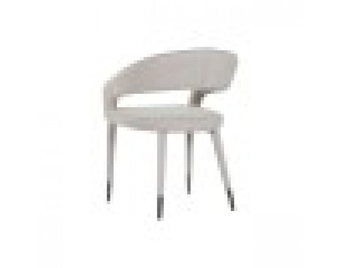 Трапезен стол Home ESPRIT Бежов полиестер Метал 57,5 X 60 X 81 cm