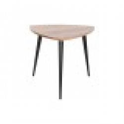 Маса за кафе DKD Home Decor Метал Aкациево дърво 90 x 90 x 76 cm - Комплекти маси и столове