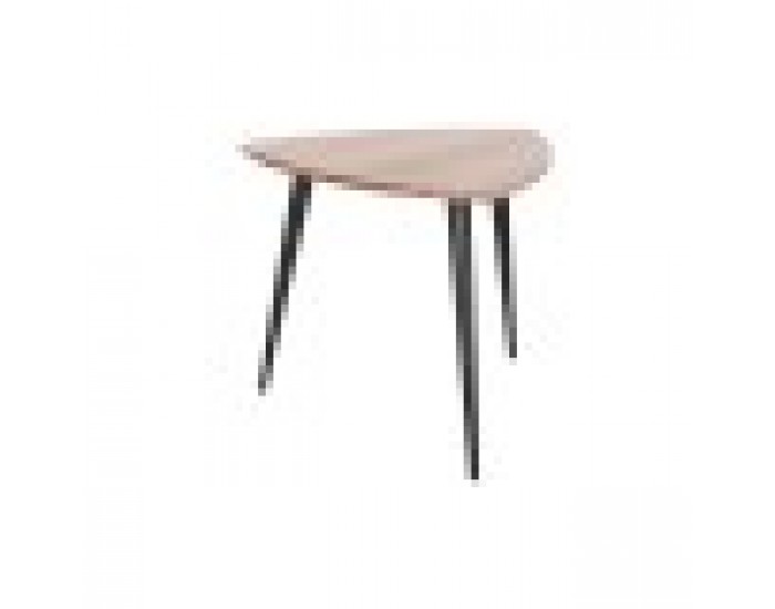 Маса за кафе DKD Home Decor Метал Aкациево дърво 90 x 90 x 76 cm