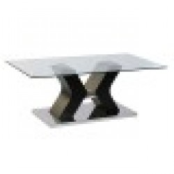 Маса за кафе DKD Home Decor калено стъкло Дървен MDF (120 x 60 x 45 cm) - Комплекти маси и столове