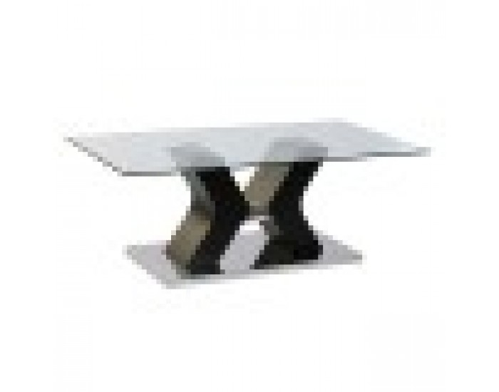 Маса за кафе DKD Home Decor калено стъкло Дървен MDF (120 x 60 x 45 cm)