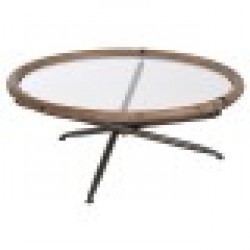 Маса за кафе Home ESPRIT Кристал Cмърч 100 x 100 x 40 cm - Комплекти маси и столове