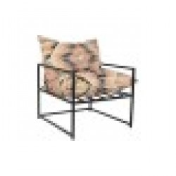 Фотьойл DKD Home Decor 70 x 75 x 85 cm Черен Метал Многоцветен - Комплекти маси и столове