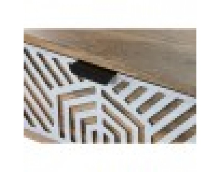 Маса за кафе Home ESPRIT Бял Дърво манго 115 x 60 x 40 cm