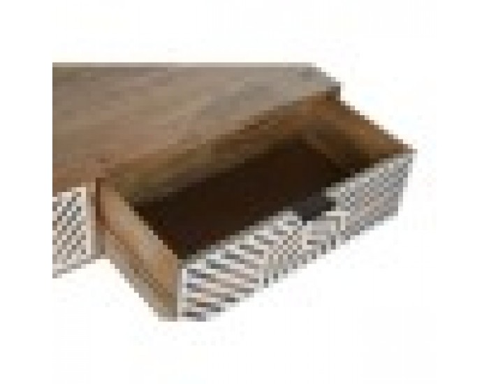 Маса за кафе Home ESPRIT Бял Дърво манго 115 x 60 x 40 cm