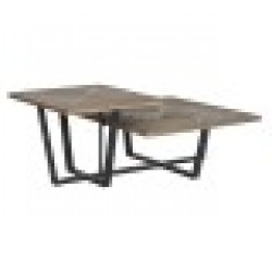 Маса за кафе Home ESPRIT Черен Естествен Метал Cмърч 118 x 78 x 45 cm - Комплекти маси и столове