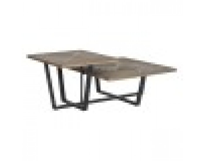 Маса за кафе Home ESPRIT Черен Естествен Метал Cмърч 118 x 78 x 45 cm