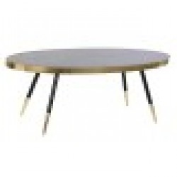 Помощна маса DKD Home Decor Кристал Стомана (110 x 50 x 41,5 cm) - Комплекти маси и столове
