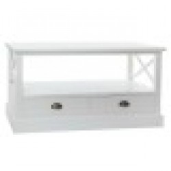 Маса за кафе DKD Home Decor Бял Дървен (108 x 48 x 56,5 cm) - Комплекти маси и столове