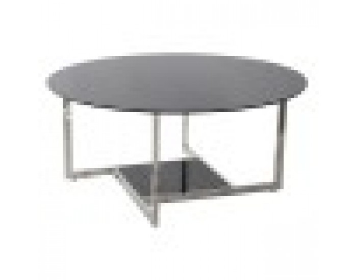 Помощна маса DKD Home Decor, Кристал, Стомана, 100 x 100 x 45 cm