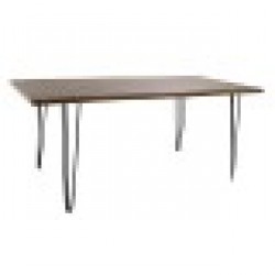 Трапезна маса DKD Home Decor 180 x 87 x 76 cm Черен Метал Кафяв Aкациево дърво - Комплекти маси и столове