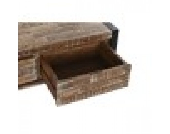 Маса за кафе DKD Home Decor Метал Aкациево дърво (110 x 60 x 40 cm)