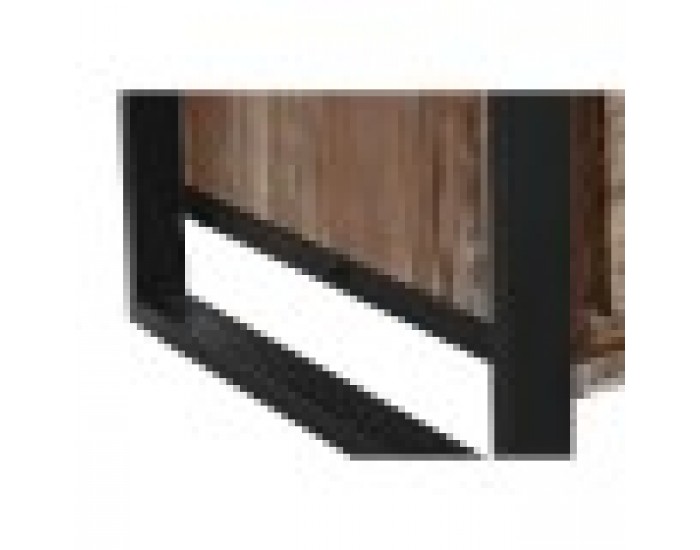 Маса за кафе DKD Home Decor Метал Aкациево дърво (110 x 60 x 40 cm)