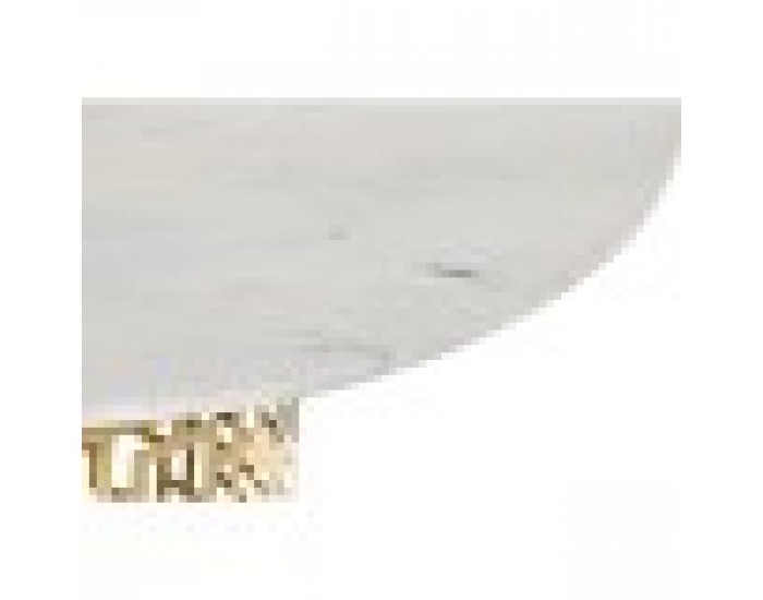 Помощна маса DKD Home Decor Метал Мрамор (76 x 76 x 43 cm)